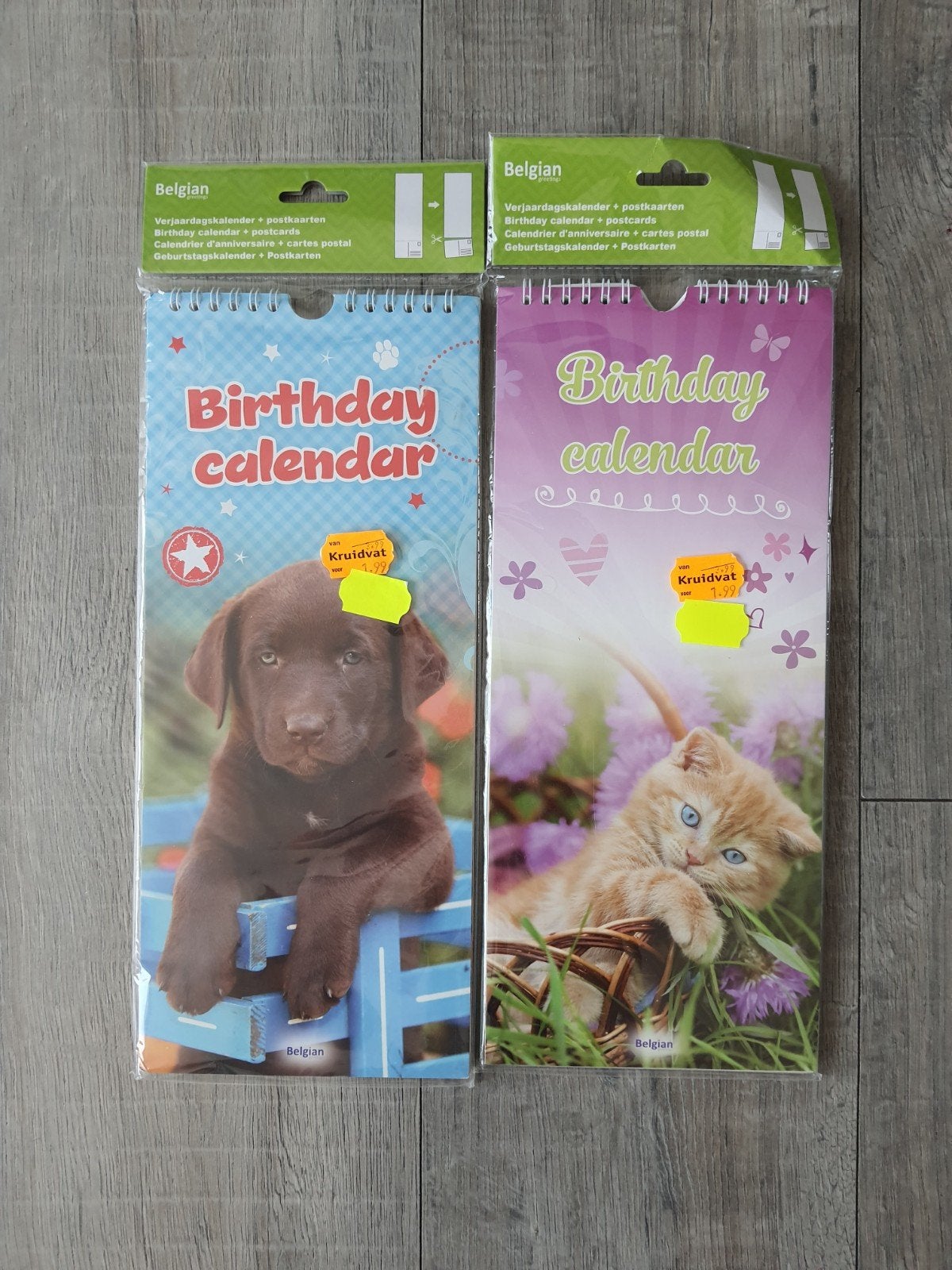2 verjaardagskalender, Ophalen of Verzenden