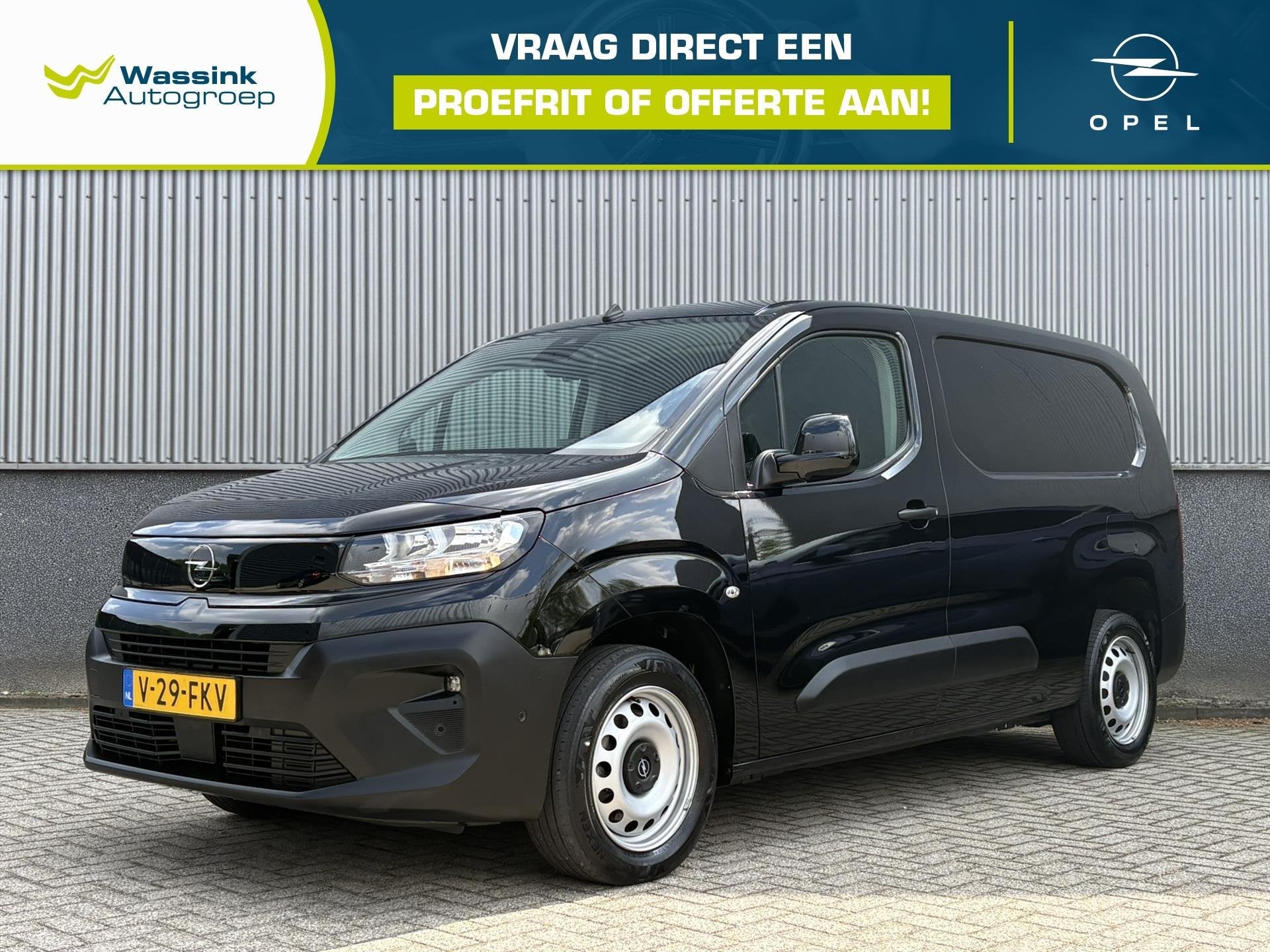 Opel Combo Cargo GB 1.5 Diesel 131pk L2H1 | Automaat | Navig, Stof, Gebruikt, 4 cilinders, Zwart