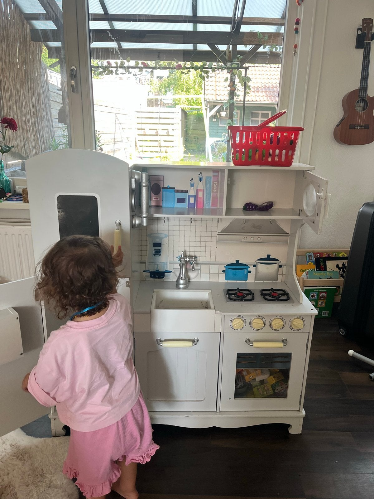 Leuke Kinder Speelkeuken met Accessoires, Ophalen of Verzenden, Gebruikt, Hout, Speelkeuken
