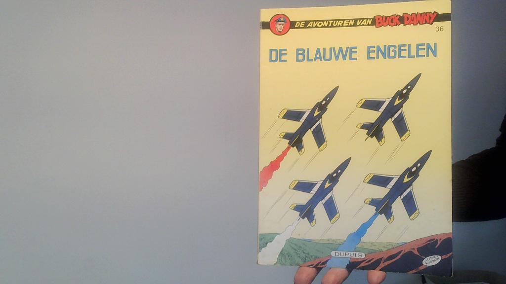 buck danny nr 36 de blauwe engelen dupuis uit 1977, Boeken, Stripboeken, Eén stripboek, Verzenden, Zo goed als nieuw