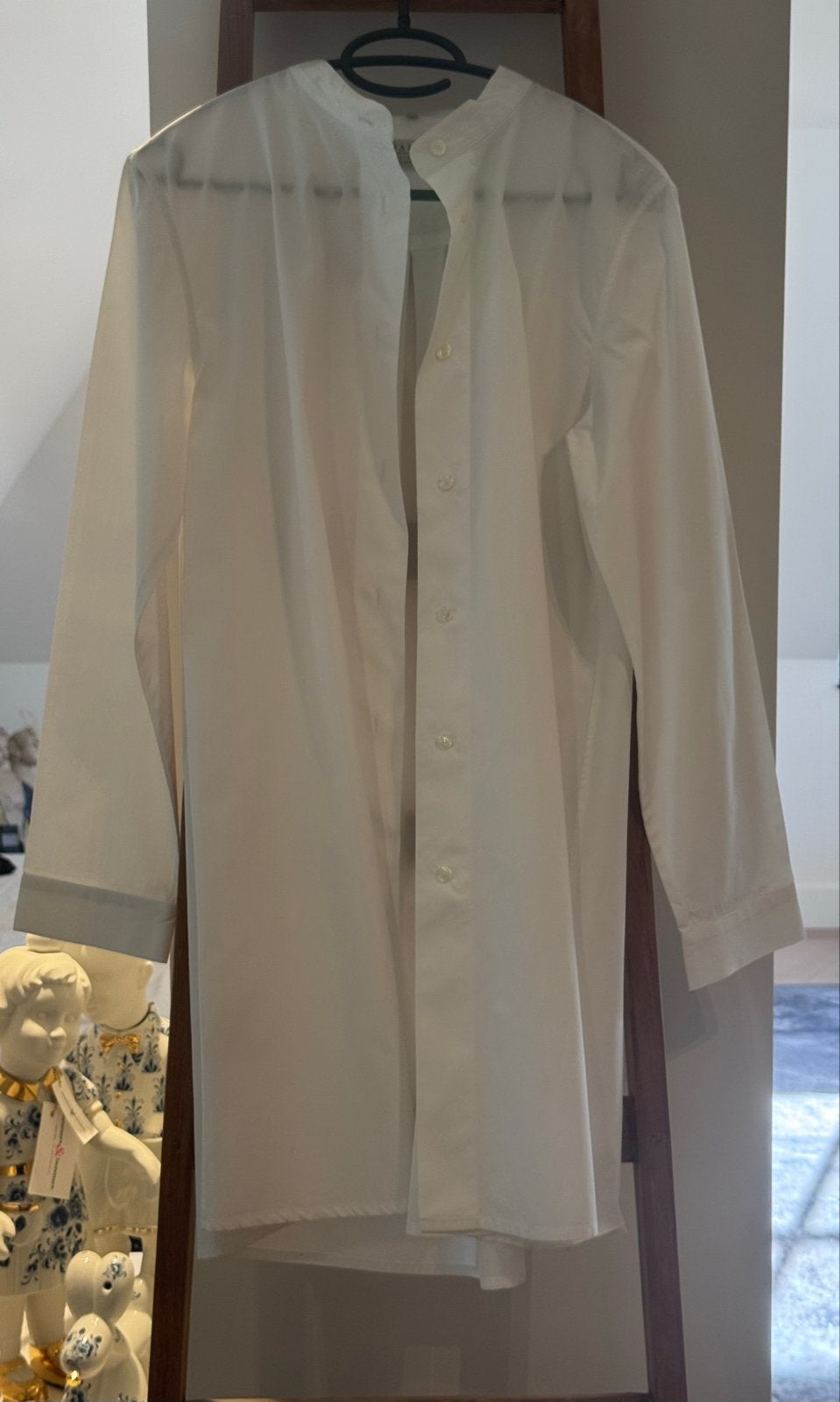 Pauw Amsterdam Witte Katoenen Blouse Maat M, Kleding | Dames, Verzenden, Zo goed als nieuw, Maat 38/40 (M), Wit