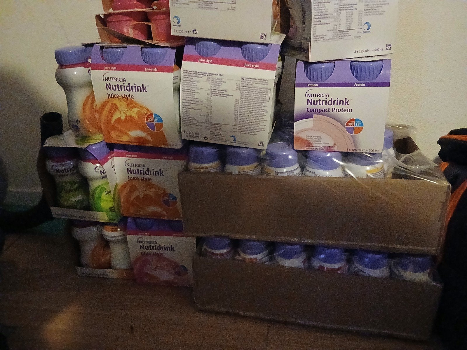 Nutridrinks voeding, Verzenden