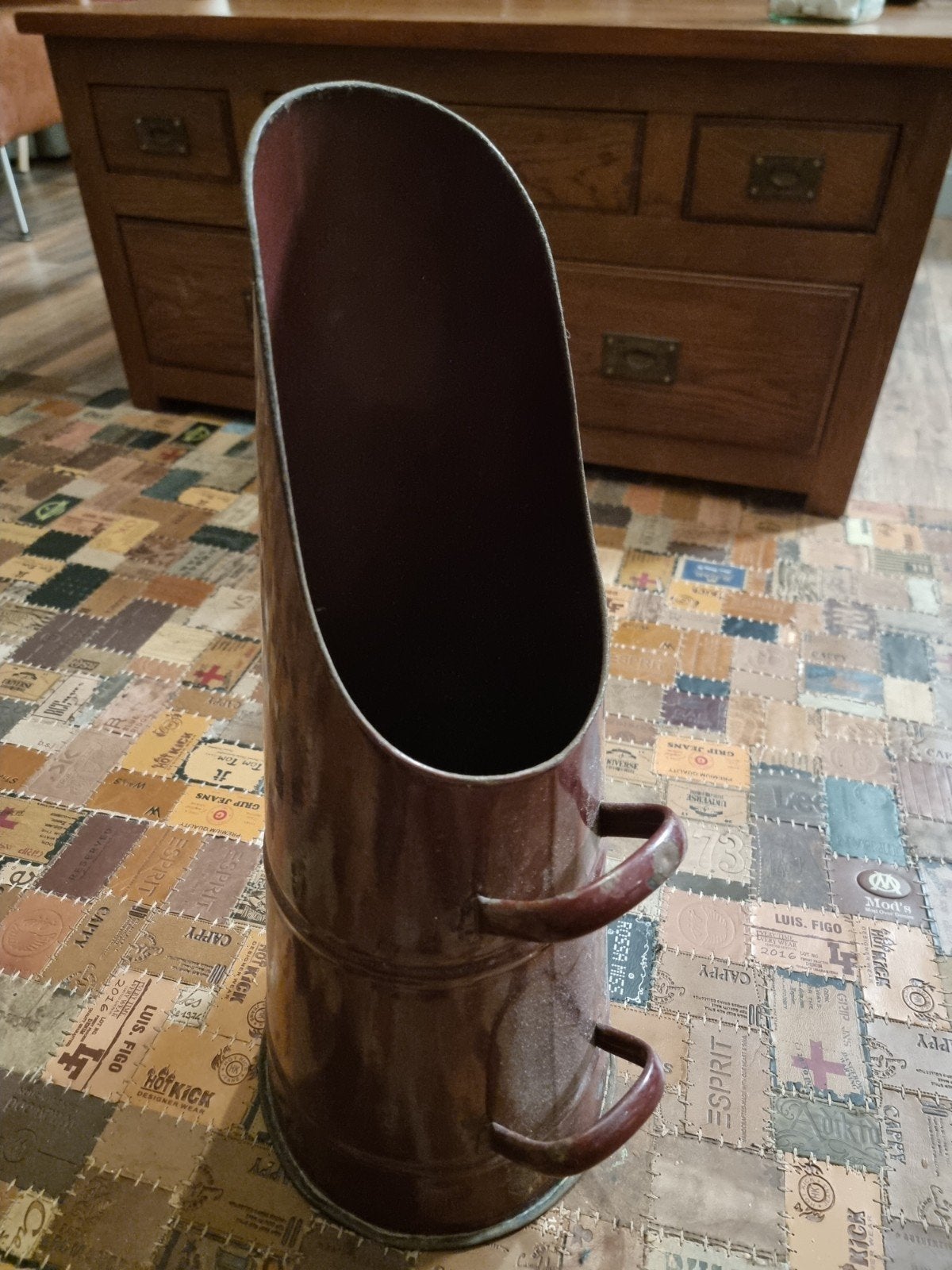 Antieke kolenkit met schep - Decoratief en functioneel, Ophalen