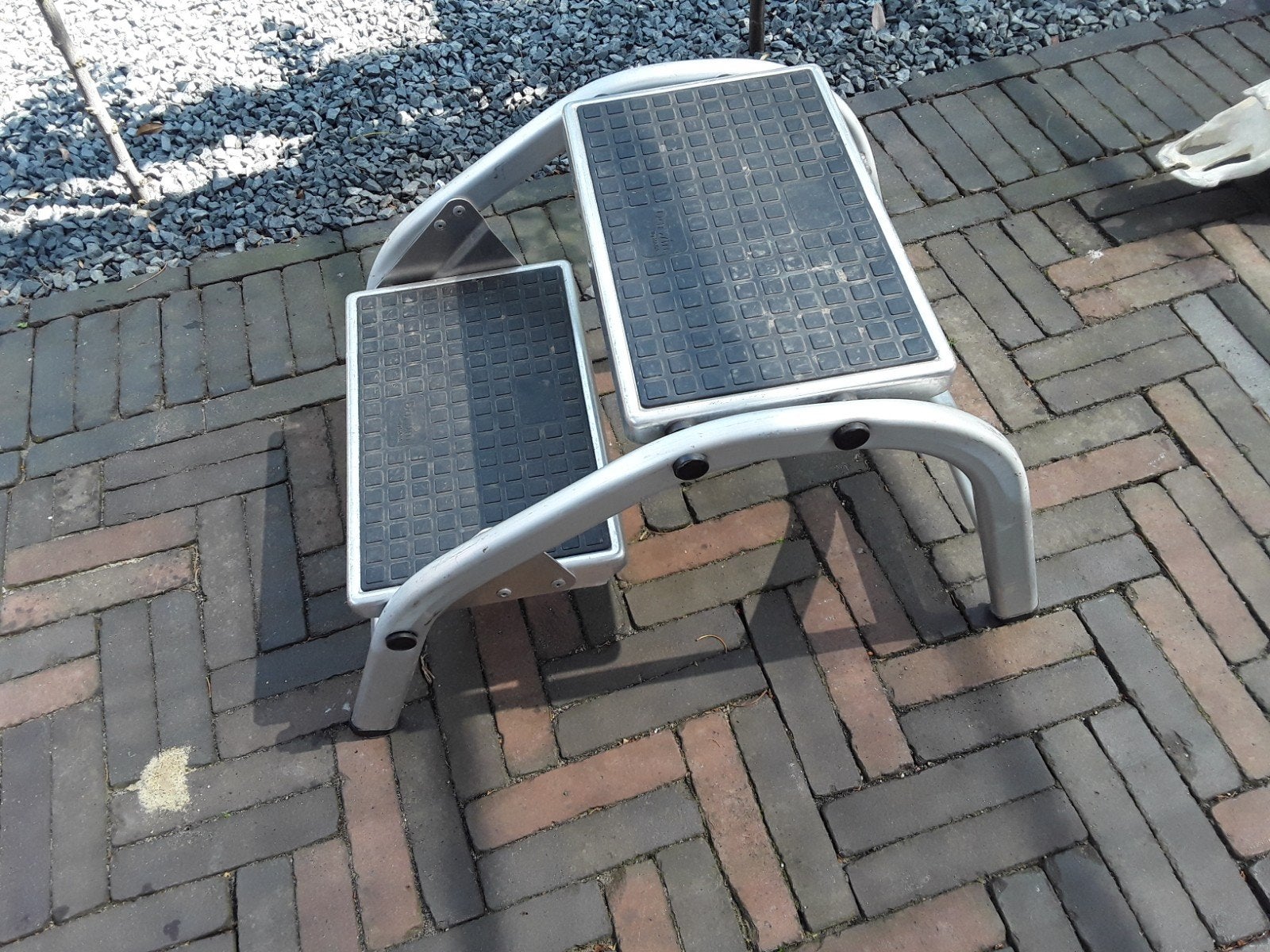 Opstap Kruk caravan, camper,bus, Caravans en Kamperen, Kampeeraccessoires, Ophalen of Verzenden, Zo goed als nieuw