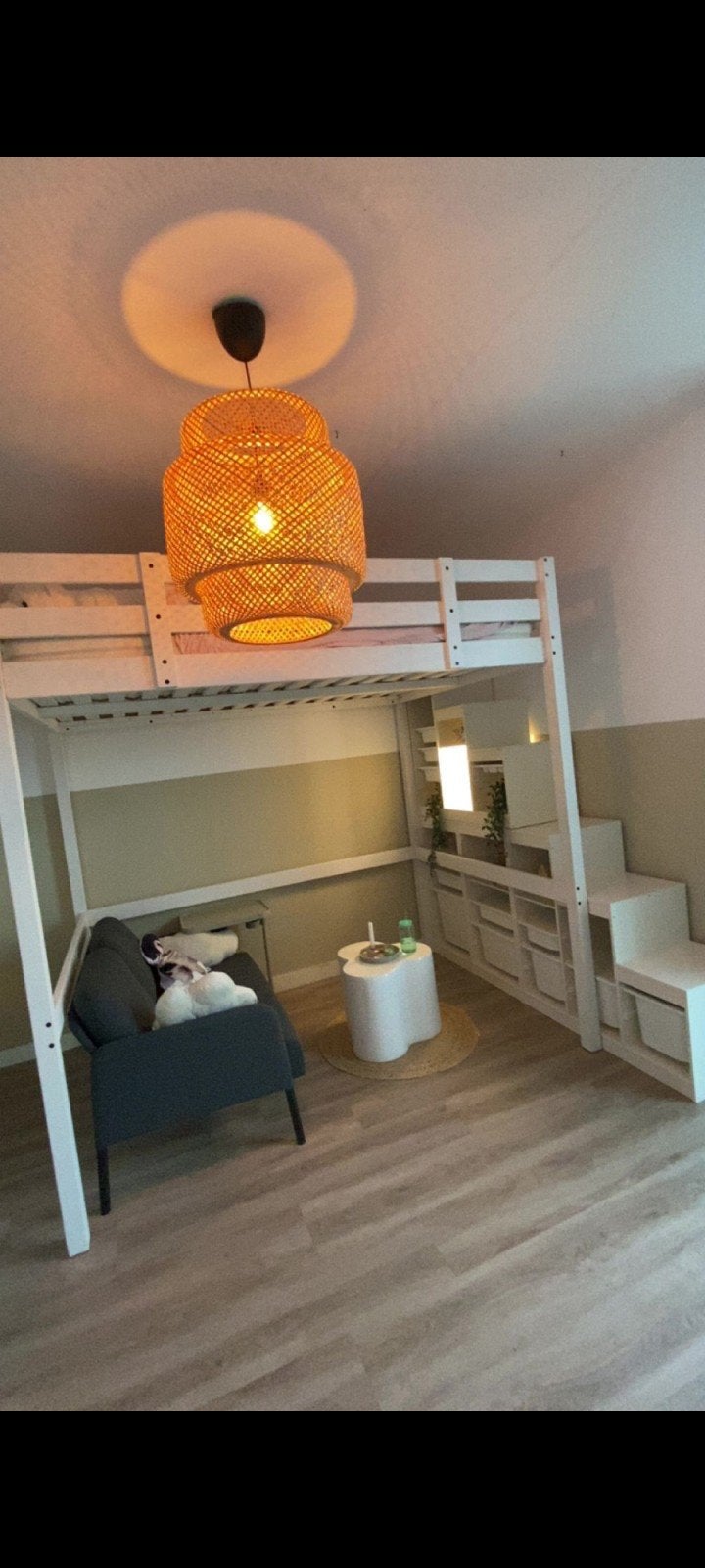 IKEA STORÅ hoogslaper, Huis en Inrichting, Slaapkamer | Stapelbedden en Hoogslapers, Ophalen, Gebruikt, Hoogslaper, 140 cm