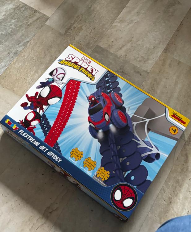 Smoby Spiderman Flextreme Discovery Set - Spidey Racebaan, Ophalen, Gebruikt, Overige merken