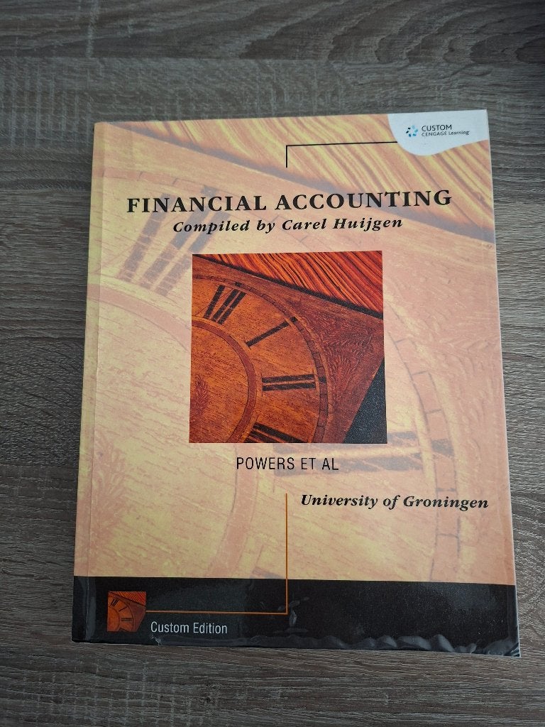 Financial Accounting (4th Edition) – Carel Huijgen | RUG, Ophalen of Verzenden, Zo goed als nieuw, Overige niveaus