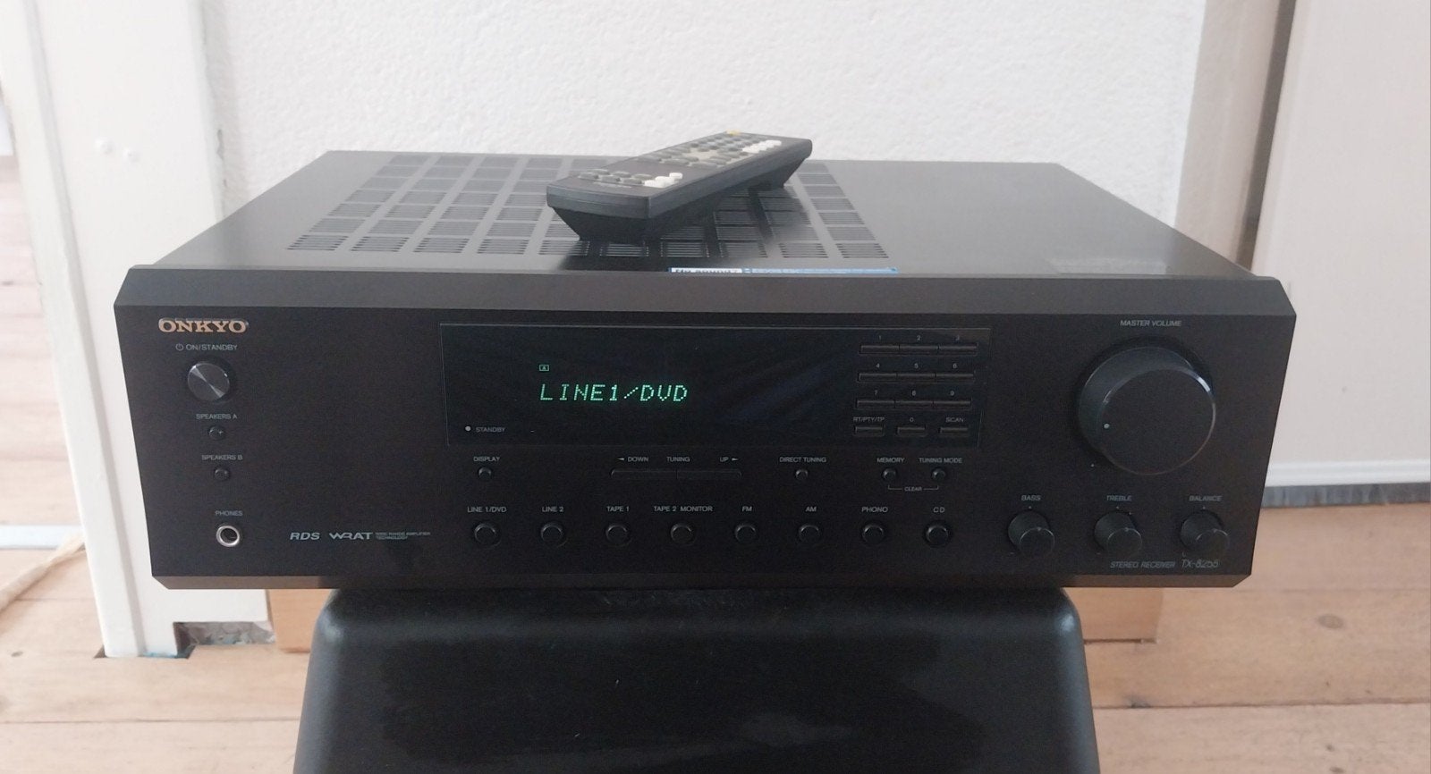 Onkyo TX-8255 Stereo Receiver Optical Tulp Phono, Ophalen of Verzenden, Zo goed als nieuw, 120 watt of meer, Stereo