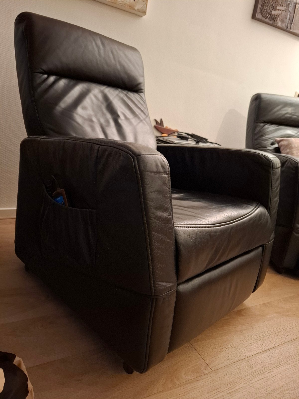 Himolla sta op relaxfauteuil 2 stuks, Huis en Inrichting, Fauteuils, Ophalen of Verzenden, Minder dan 75 cm, 50 tot 75 cm
