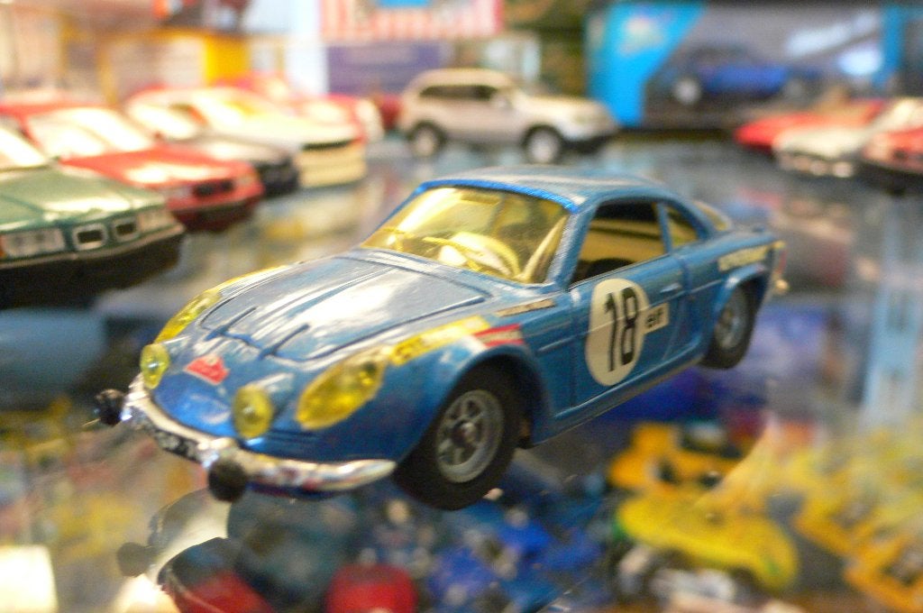 alpine renault a110-1600 monte carlo #18-solido- 1/43-, Verzenden, Zo goed als nieuw, Auto, Solido