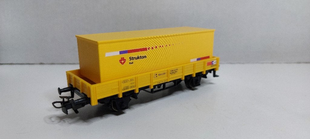 Strukton Lage Bakwagon met een Generator *Nieuw* (03), Hobby en Vrije tijd, Wisselstroom, Ophalen of Verzenden, NS, Märklin