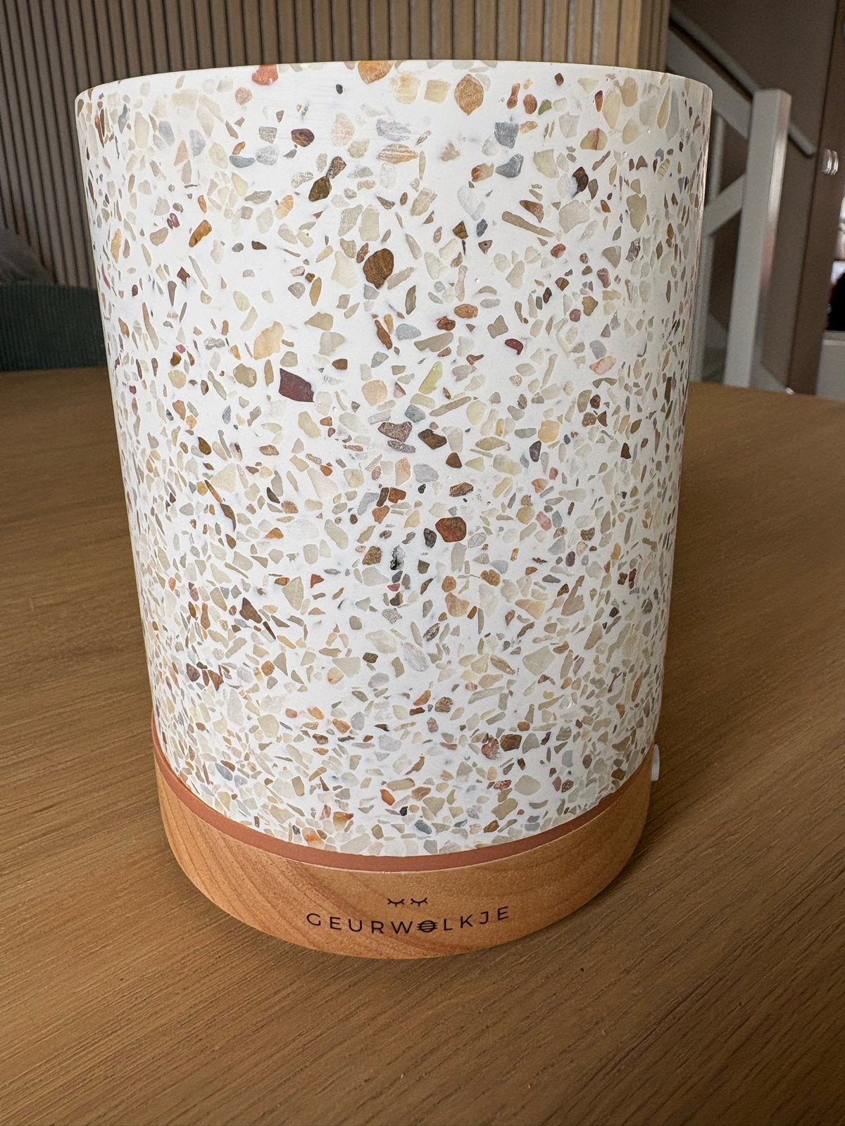 Geurwolkje Living Green Aroma Diffuser Terrazzo Ovaal 200 ml, Ophalen of Verzenden, Zo goed als nieuw