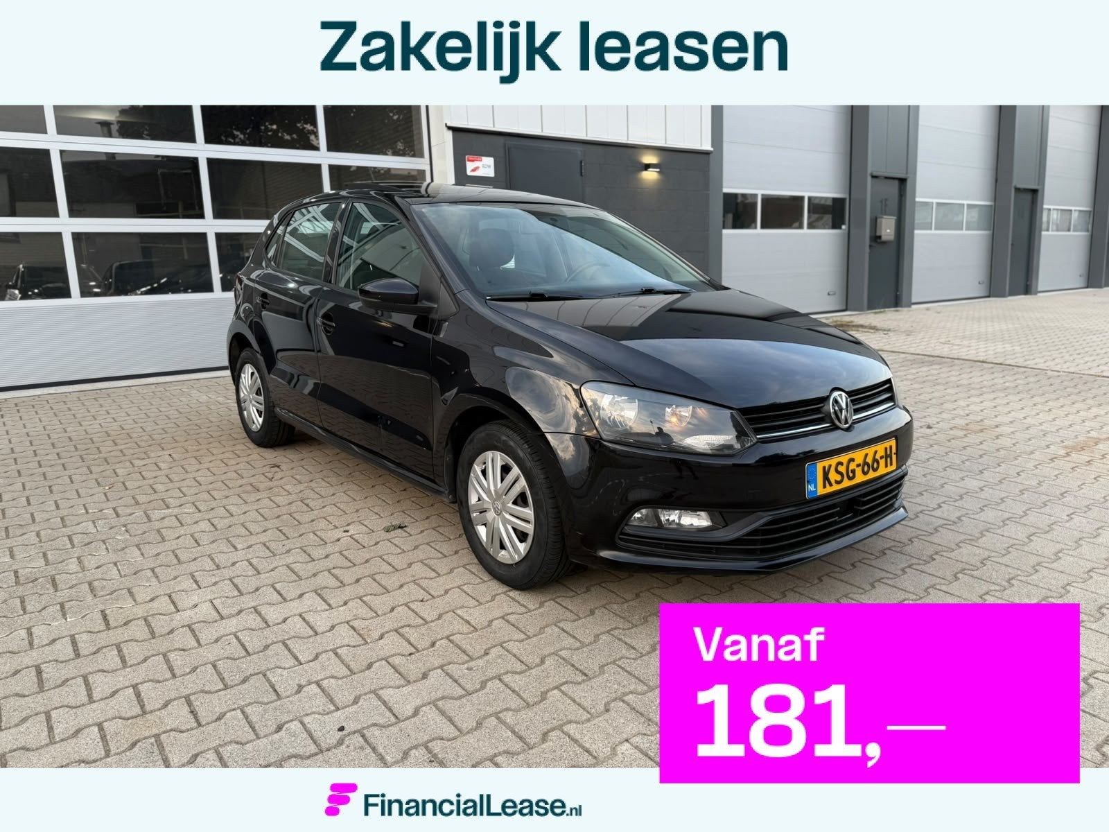 Volkswagen POLO 1.0 Panorama Schuifdak Facelift 5 deurs Tops, Stof, Gebruikt, 60 pk, Zwart