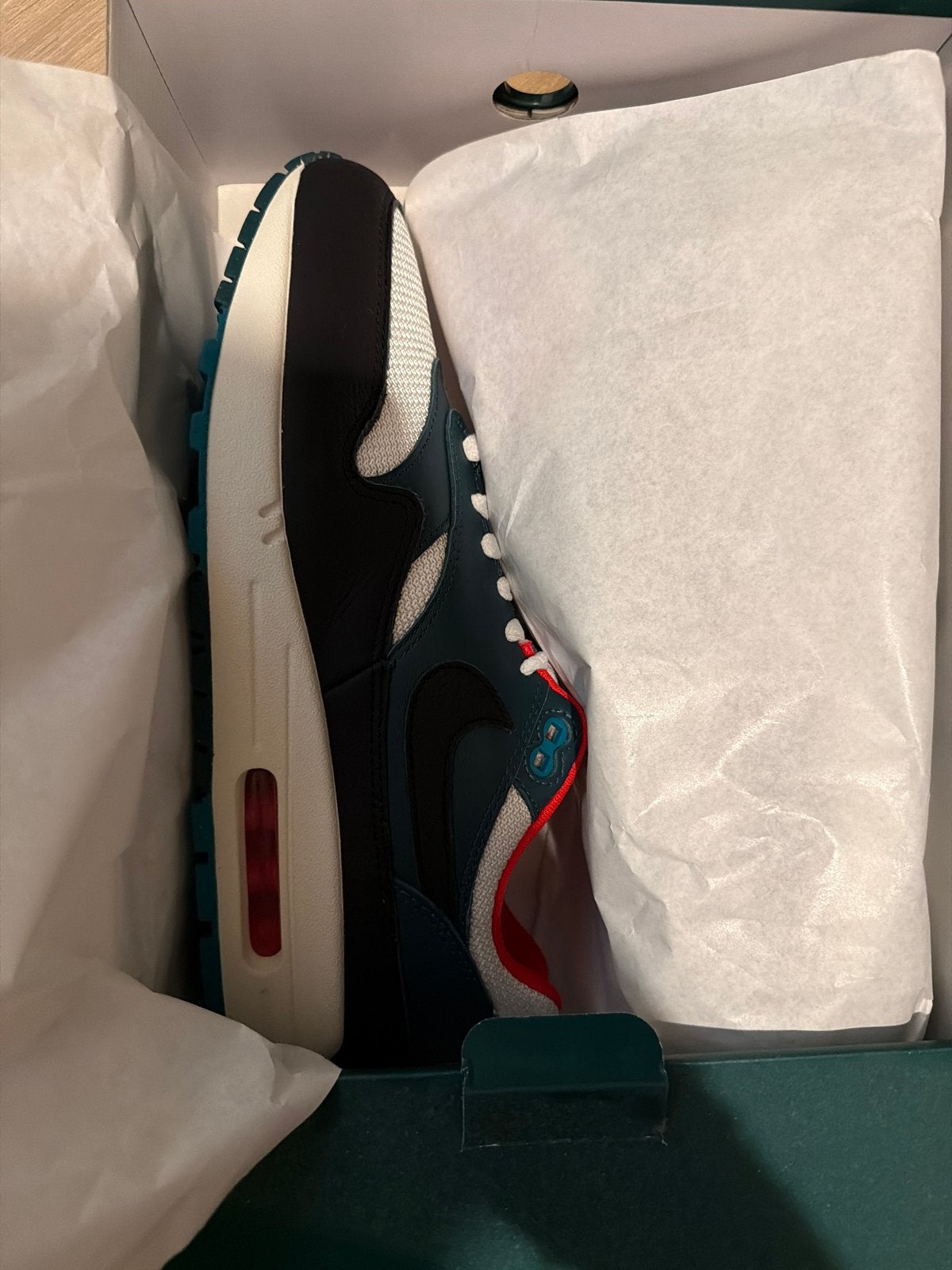 Nike Air Max 1 PRM Summit White/Black - Maat 44, Verzenden, Nieuw, Wit, Sneakers of Gympen