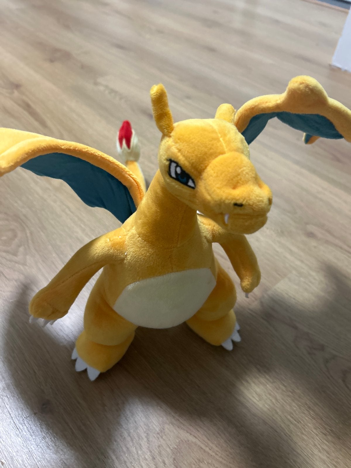 Pokémon Charizard knuffel - Zo goed als nieuw, Oranje, Overige merken, Verzenden, Overige typen