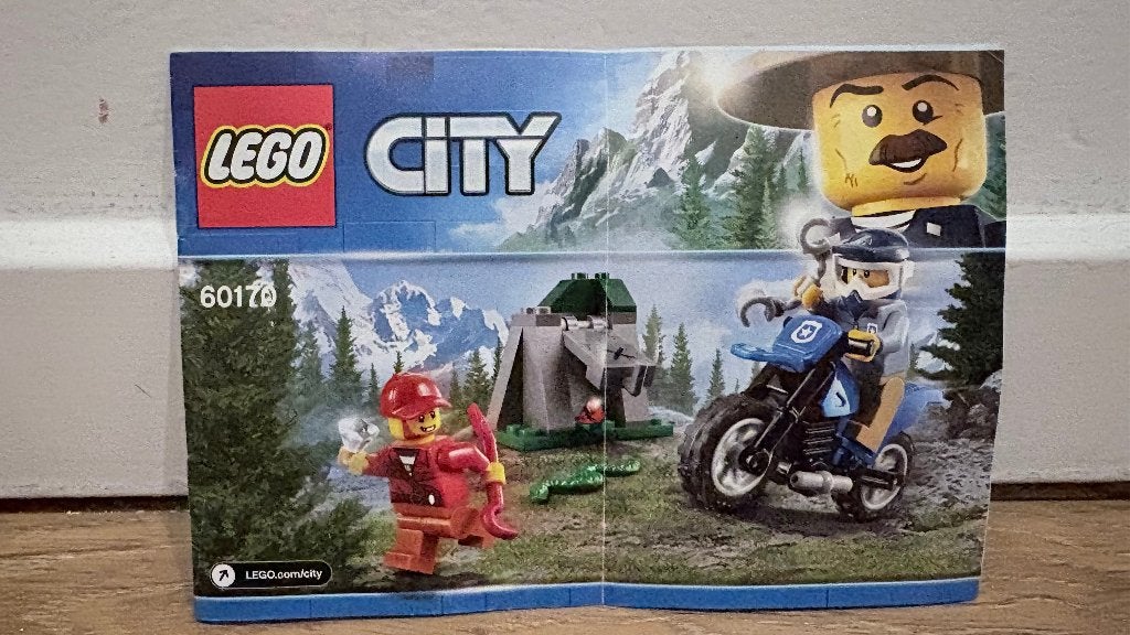 Lego City 60170 - Bergpolitie: Achtervolging in de bergen, City, Lego, Ophalen of Verzenden, Zo goed als nieuw