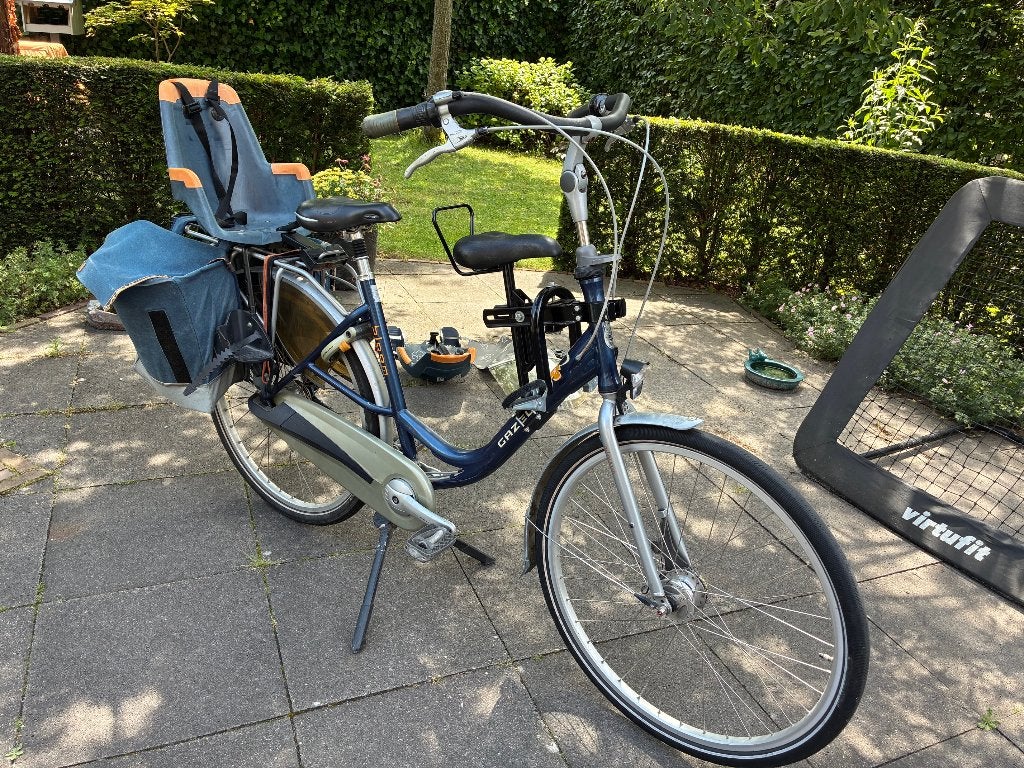 Gazelle Bloom mama fiets 53 inch, Fietsen en Brommers, Fietsen | Dames | Moederfietsen, Gebruikt, Gazelle, 53 tot 56 cm, 2 zitjes