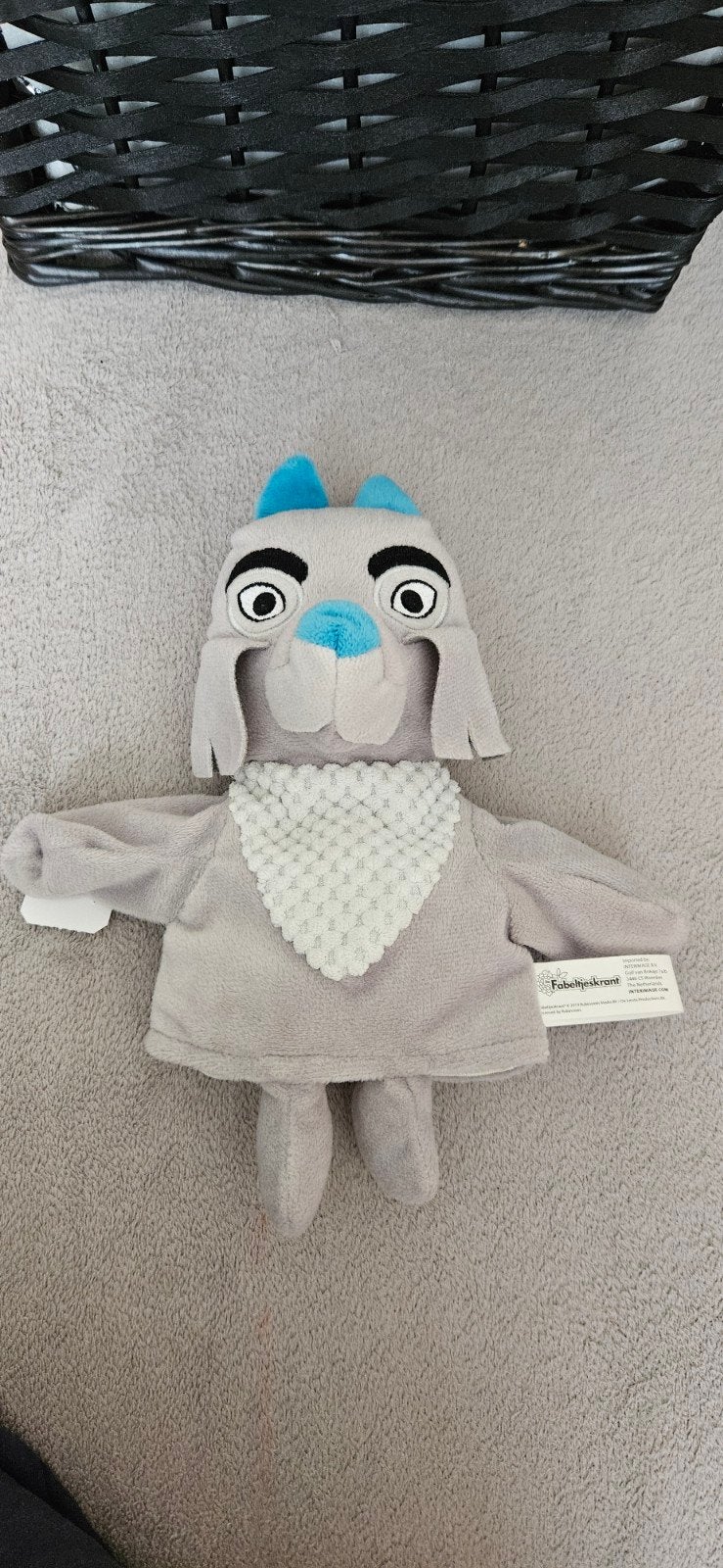 Fabeltjeskrant Handpop - 28 cm hoog, Gebruikt, Overige merken, Overige karakters, Overige typen