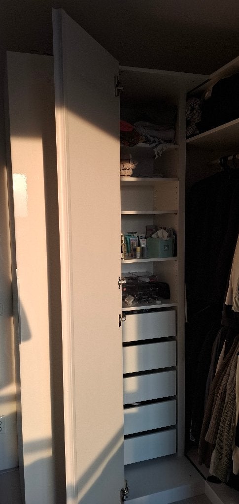 Hoekdeel pax IKEA kast, Ophalen, Met plank(en), 200 cm of meer, 50 tot 100 cm