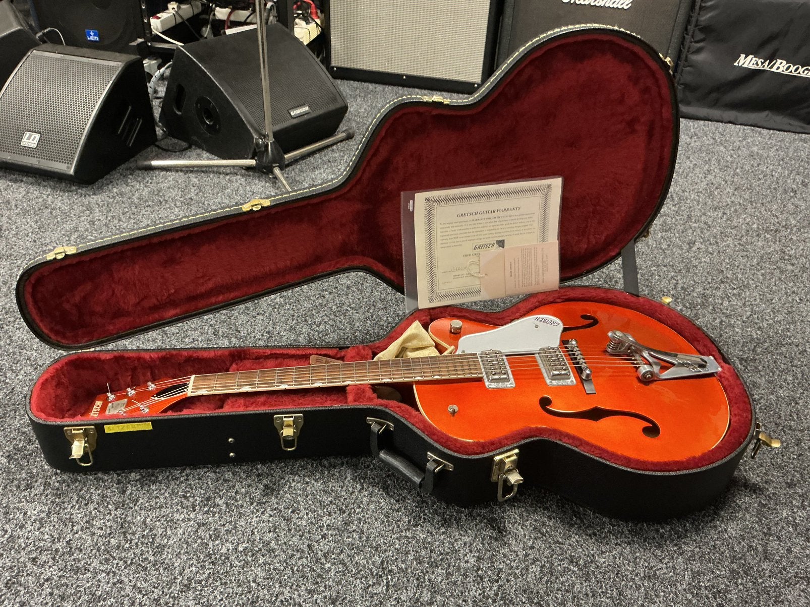Gretsch 6120 brain setzer hotrod, Muziek en Instrumenten, Ophalen, Zo goed als nieuw, Hollow body, Overige merken