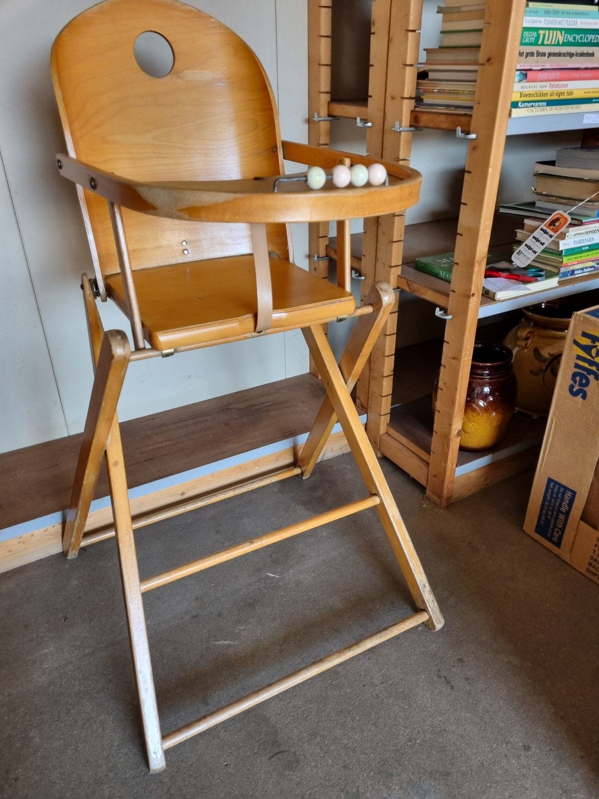 Kinderstoel, vintage, Ophalen, Gebruikt, Overige typen