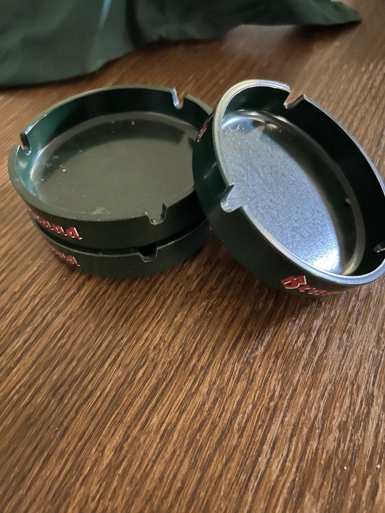 Set van 3 Brand Bier Asbakken - Groen, Ophalen, Zo goed als nieuw, Overige typen, Brand