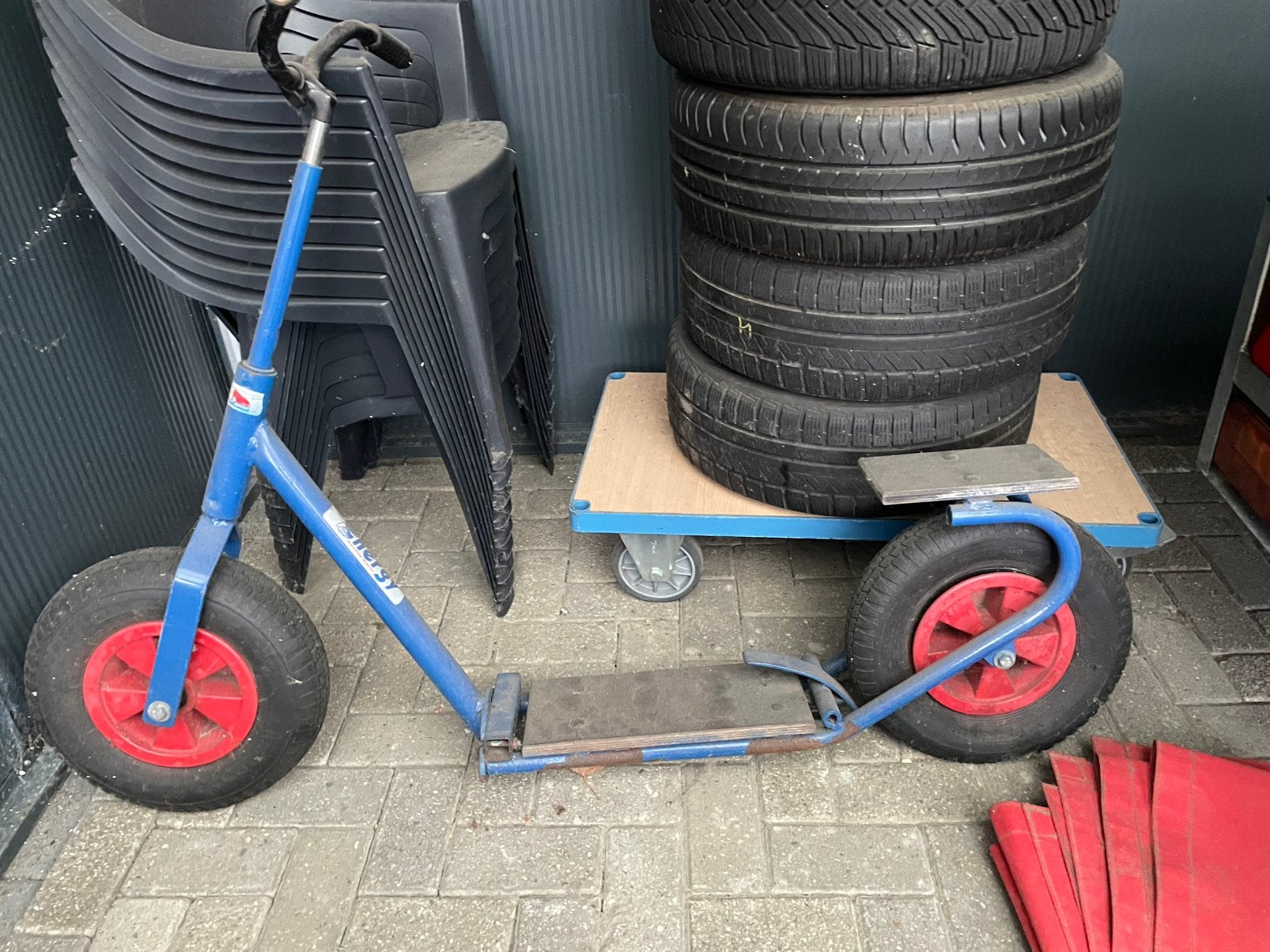 Mammoet step, Fietsen en Brommers, Ophalen, Gebruikt, Gewone step