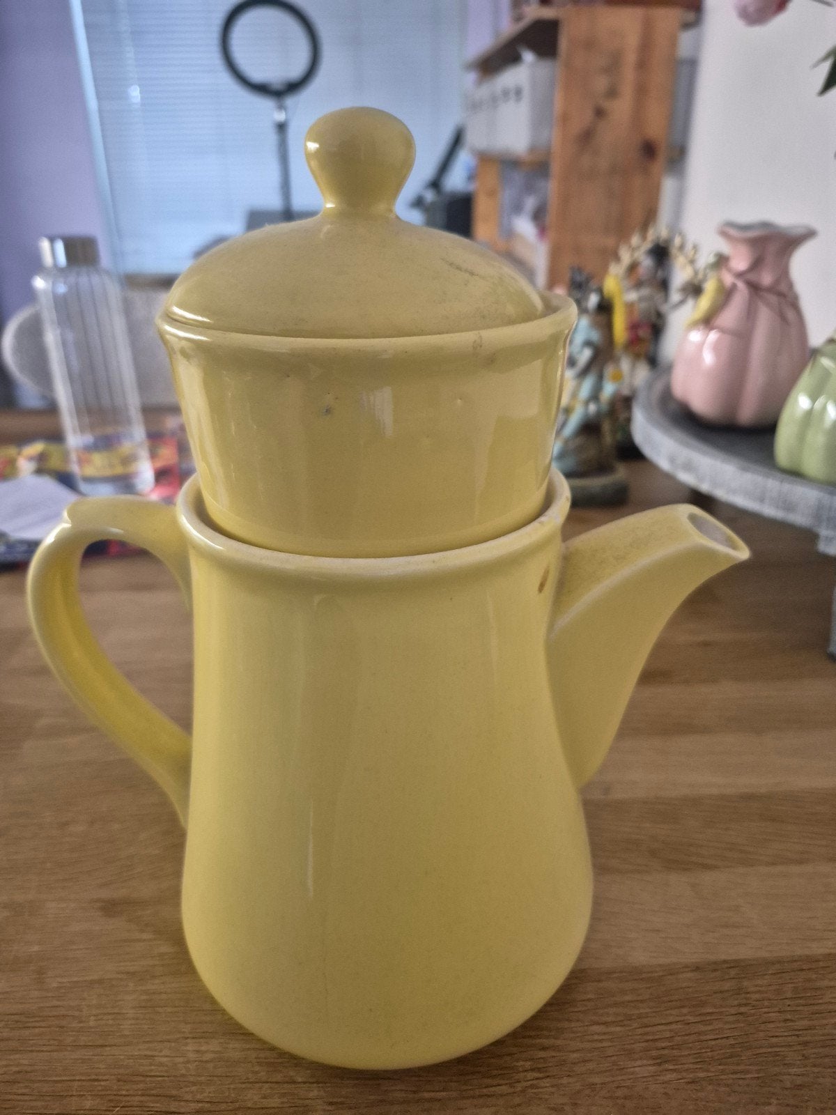 Vintage keramische koffie- en theepot| West G, Ophalen of Verzenden