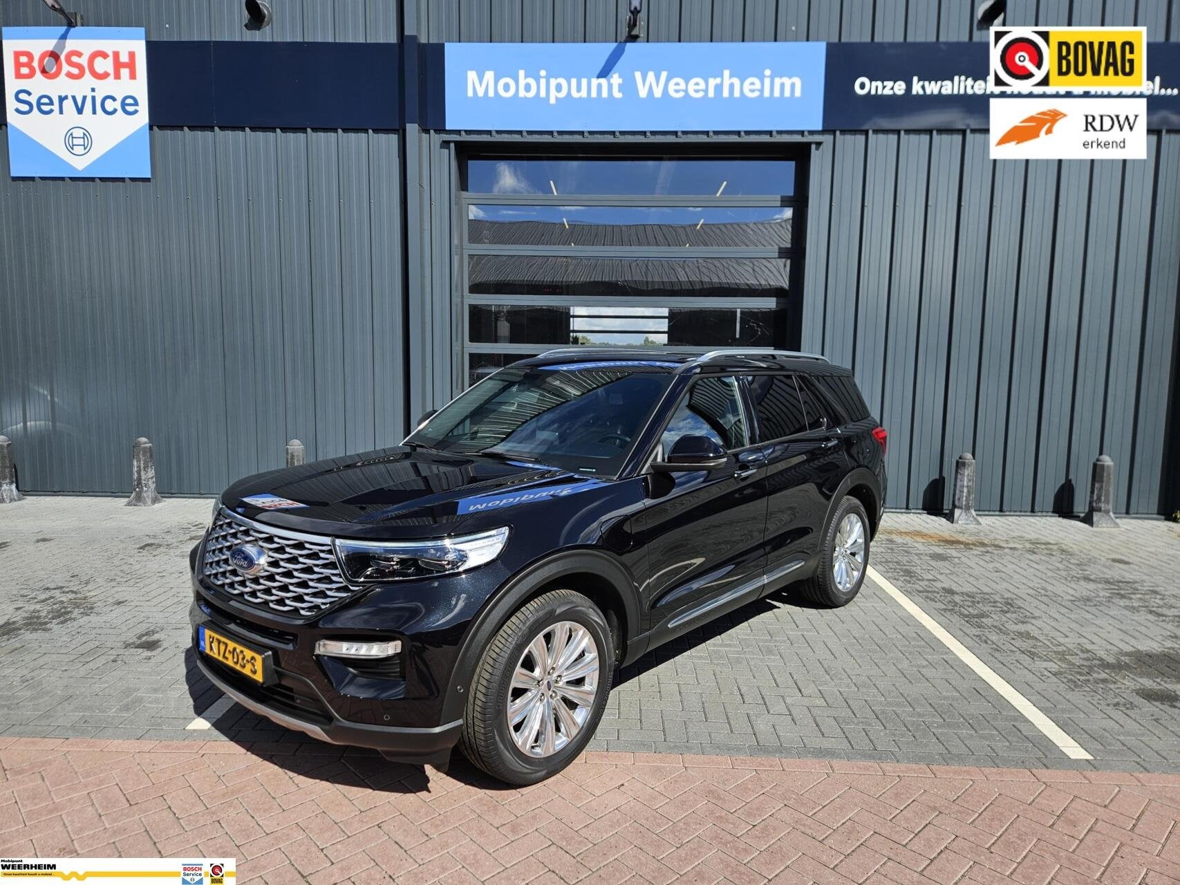Ford Explorer 3.0 V6 7- pers EcoBoost PHEV ST-Line Platinum,, Auto's, Automaat, 12 maanden, Leder, Bedrijf