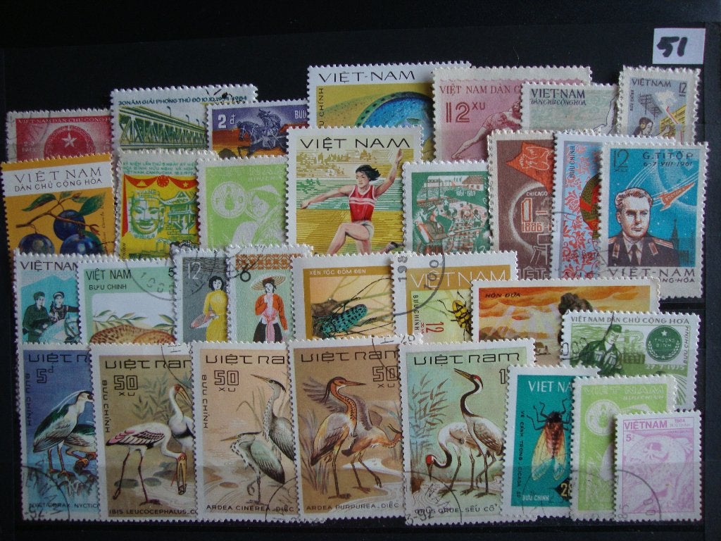 vietnam, Verzenden, Gestempeld, Zuid-Azië