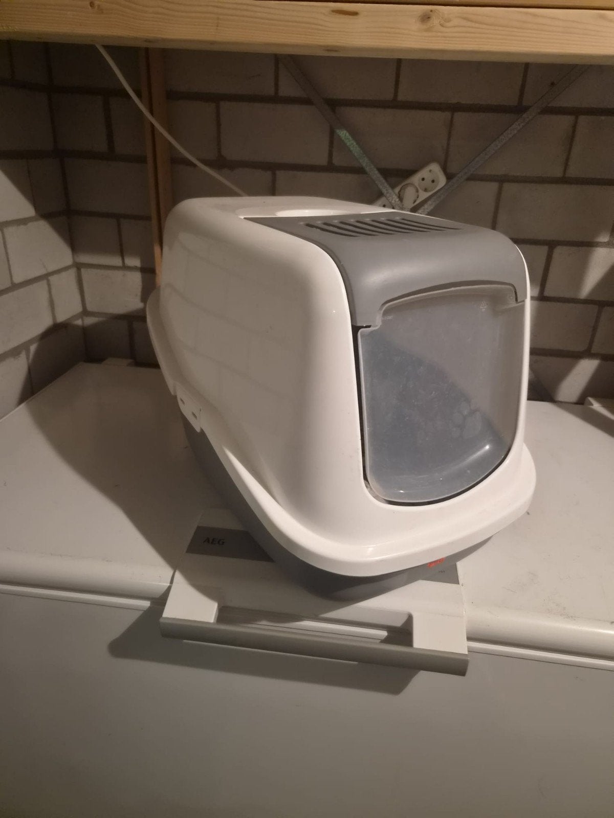 Kattenbak 1 week gebruikt met toebehoren, Dieren en Toebehoren, Kattenbakken, Ophalen of Verzenden, Zo goed als nieuw