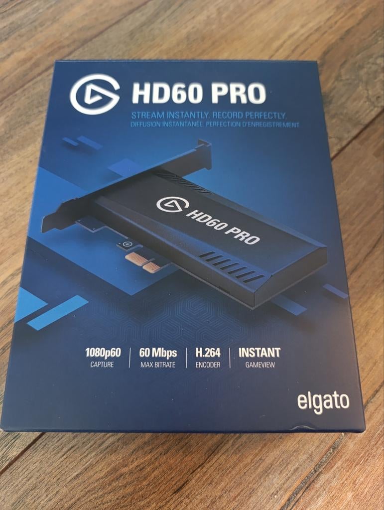 Elgato HD60 Pro Capture Card PCIe 1080p 60fps Game Capture, Zo goed als nieuw, PC, Overige typen, Overige merken