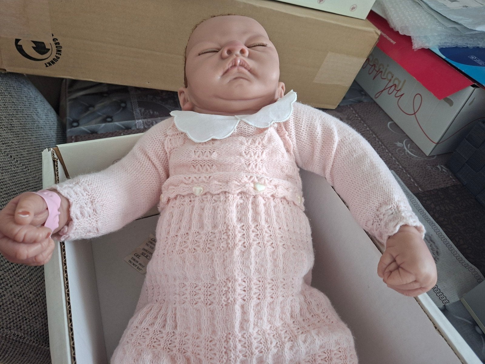 Pop Baby Emily van The Ashton Drake Galleries NIEUW, Verzamelen, Poppen, Ophalen, Nieuw, Pop, Levensecht of Reborn