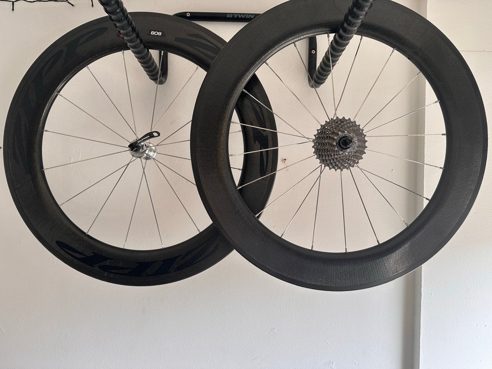 Zipp 808 firecrest Carbon Wielset - Racefiets Wielen, Fietsen en Brommers, Wiel, Gebruikt, Ophalen of Verzenden, Racefiets