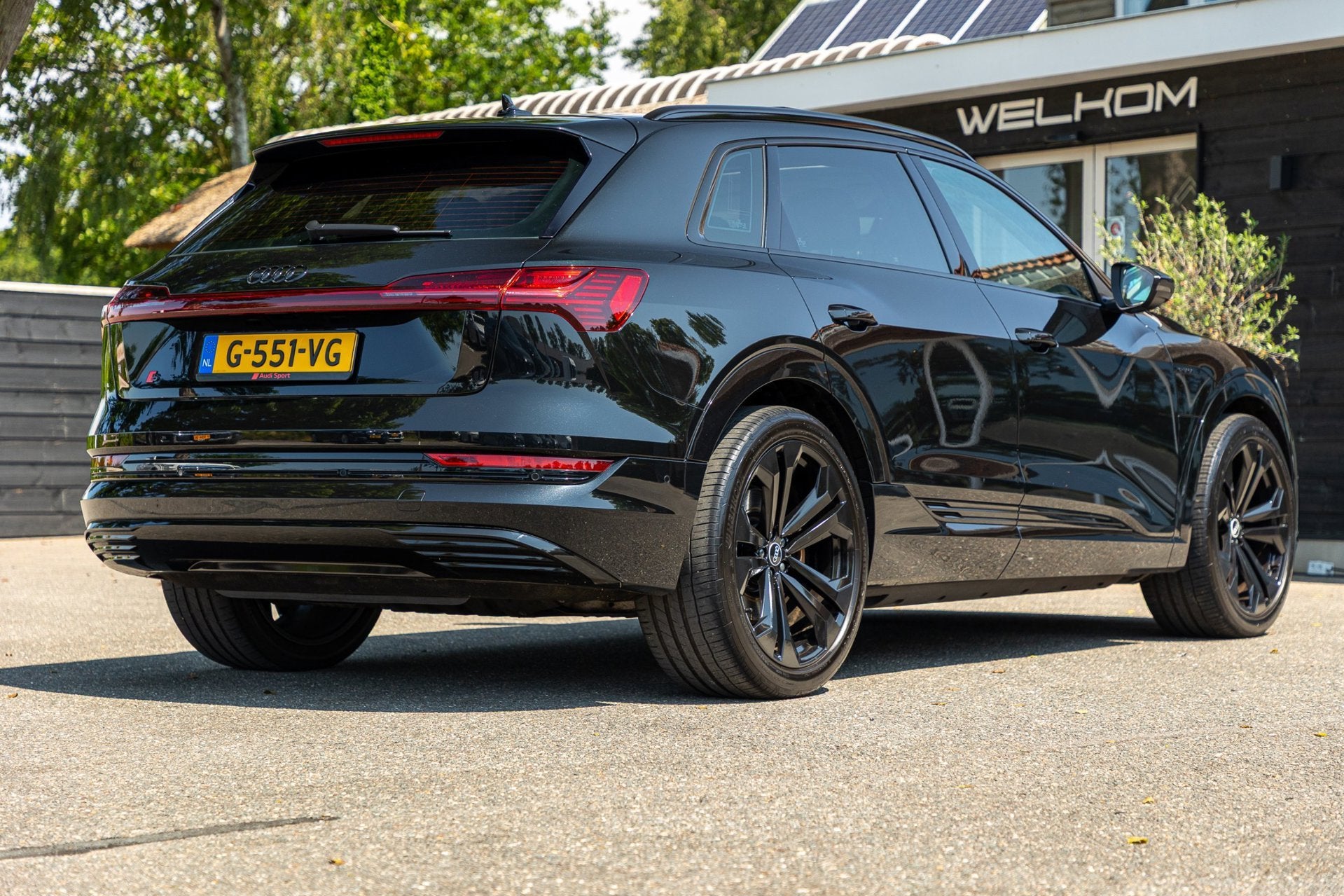 Audi E-tron E-tron 50 quattro S Line 71 kWh Soh 95% I S Line, Automaat, Automatische klimaatregeling, Zwart, Vierwielaandrijving