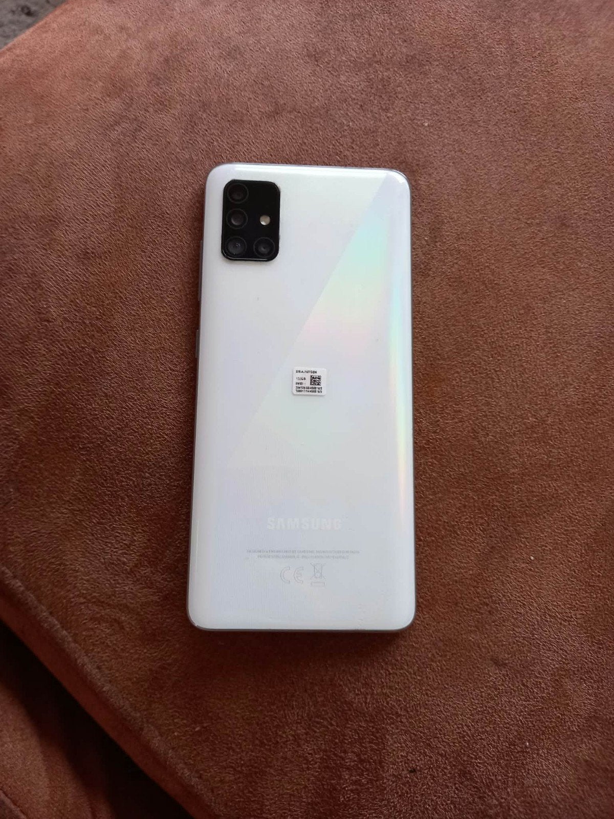 Samsung A51 met hoesje en originele doos, Ophalen, Wit, Touchscreen, Zo goed als nieuw