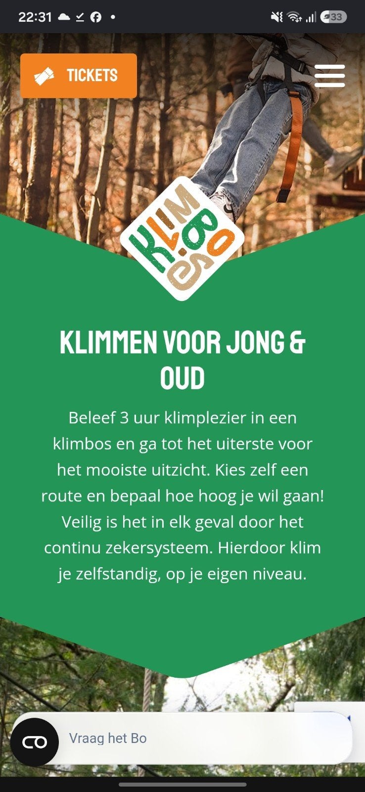 4x Kadobon Klimbos Nederland – t.w.v. € 118,- voor € 110,-, Tickets en Kaartjes, Drie personen of meer, Cadeaubon, Overige typen