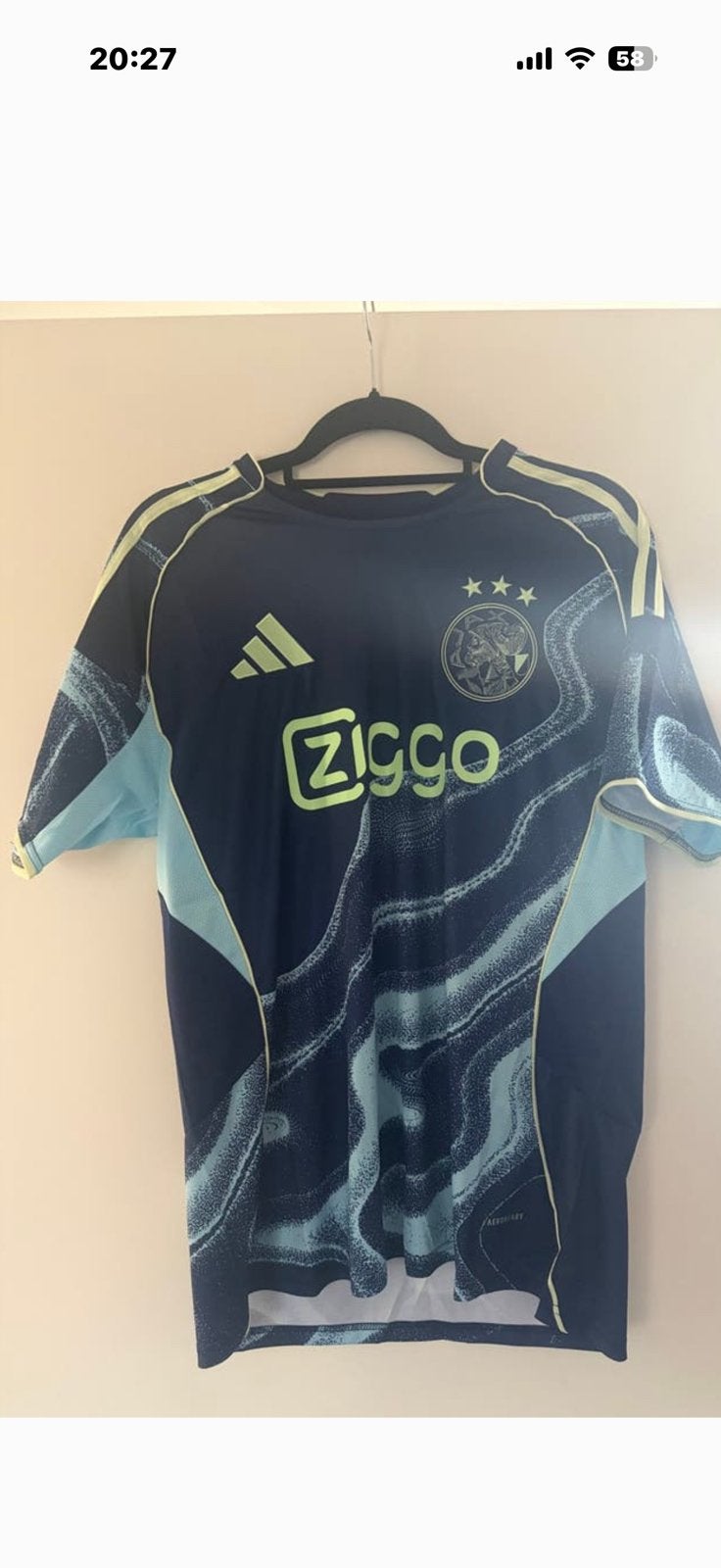 Ajax shirt, Sport en Fitness, Voetbal, Maat XL, Ophalen, Zo goed als nieuw, Shirt