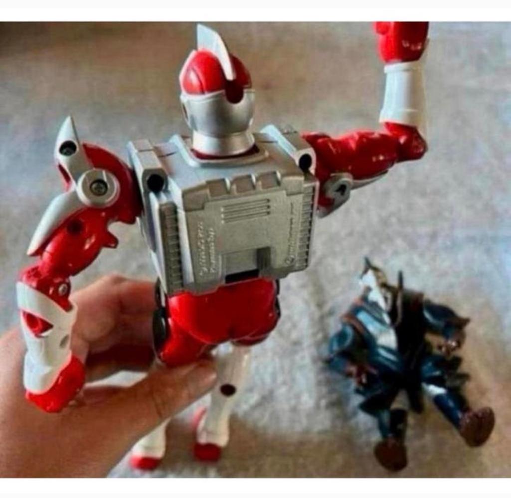 2x Actie-Figuur Syber-Squad ssss DX Gridman 1993 vintage set, Verzamelen, Ophalen of Verzenden, Zo goed als nieuw, H, H