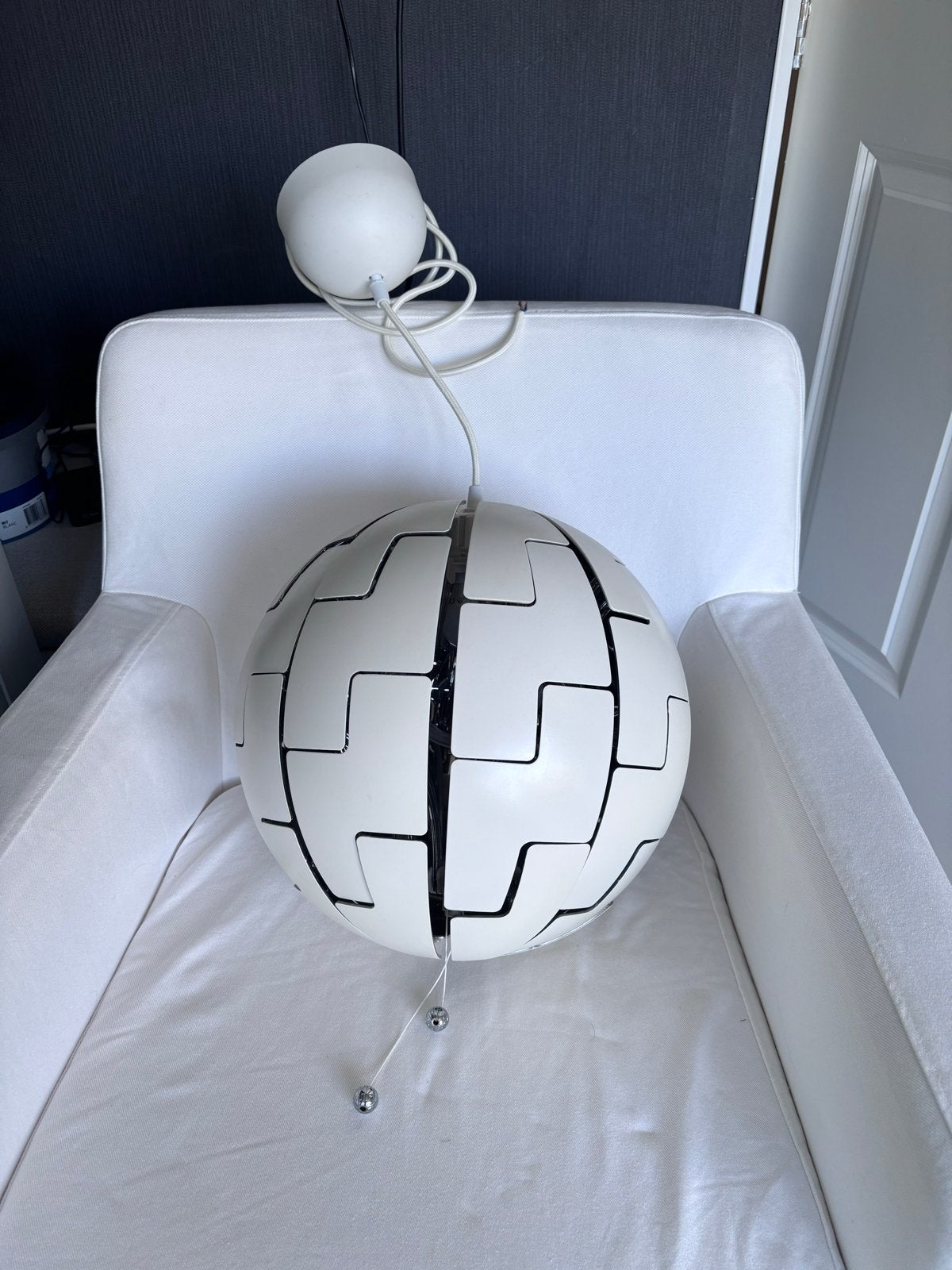 IKEA hanglamp, te openen, met lichte gebruikssporen, Ophalen, Gebruikt, Kunststof, E27 (groot)