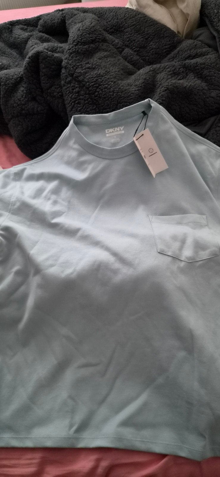 DKNY t-shirt maat L nieuw, Maat 52/54 (L), Blauw, Nieuw, Ophalen of Verzenden