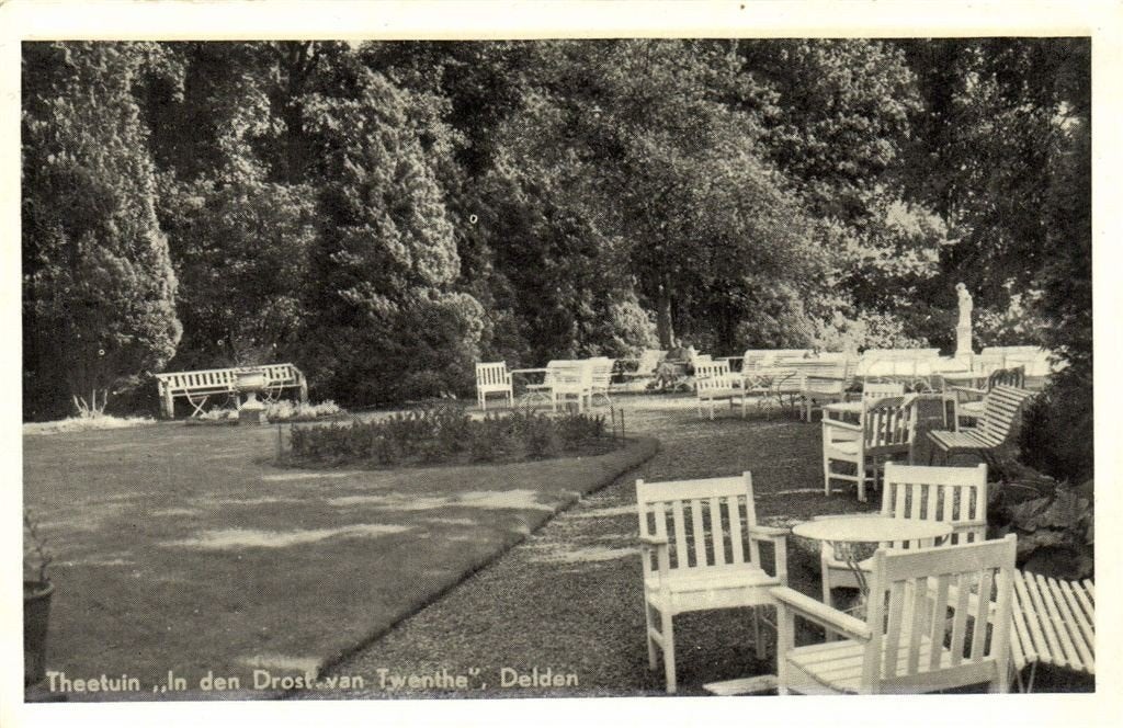 Theetuin In den Drost van Twenthe, Delden - ongelopen, Verzamelen, Ophalen of Verzenden, 1960 tot 1980, Ongelopen, Noord-Brabant