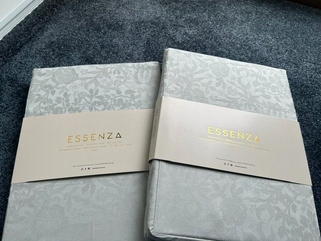 Essenza 100% Bamboe 140/220 Dekbedovertrek, Huis en Inrichting, Slaapkamer | Beddengoed, Nieuw, Dekbedovertrek, Eenpersoons, Groen