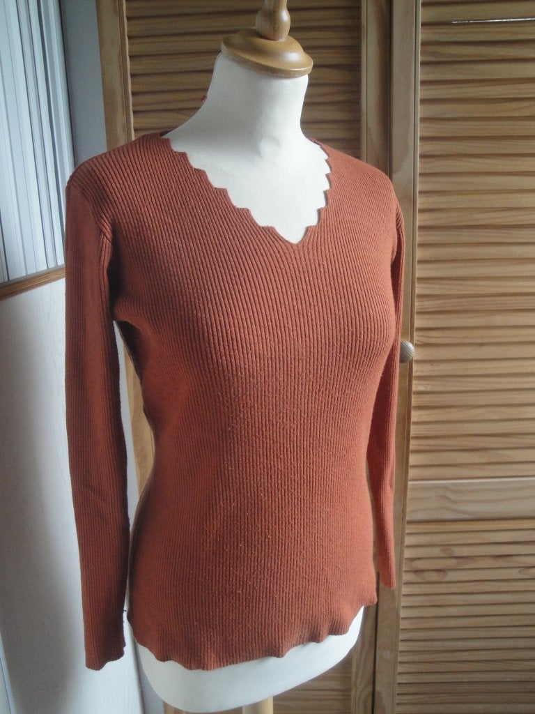 Cognac truitje LOLA MAGLIE maat M, Maat 38/40 (M), Lola Maglie, Bruin, Ophalen of Verzenden