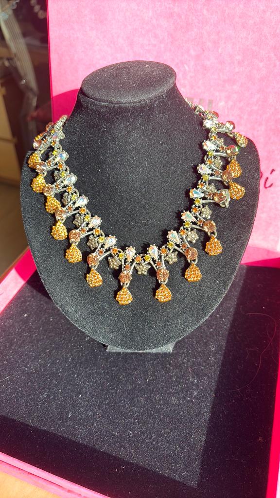 Beauty van een Ab/Cognac Otazu ketting, Ophalen of Verzenden, Zo goed als nieuw, Bruin, Steen of Mineraal