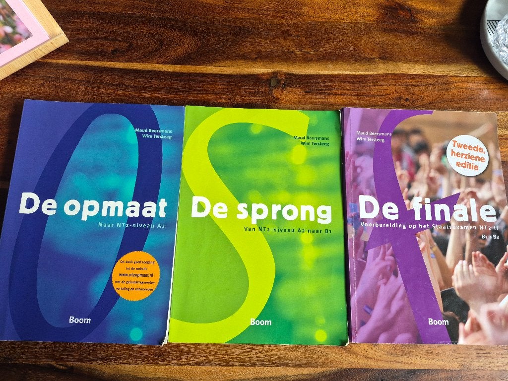 Nederlandse taal leerboeken, De opmaat, sprong & finale, Ophalen, Alpha, Gelezen, Niet van toepassing