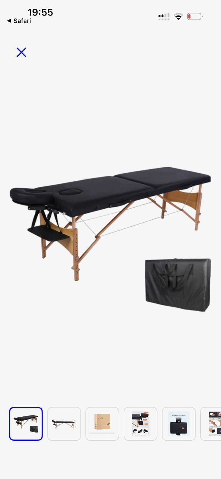 Massagetafel inklapbaar, Ophalen, Zo goed als nieuw, Massagetafel