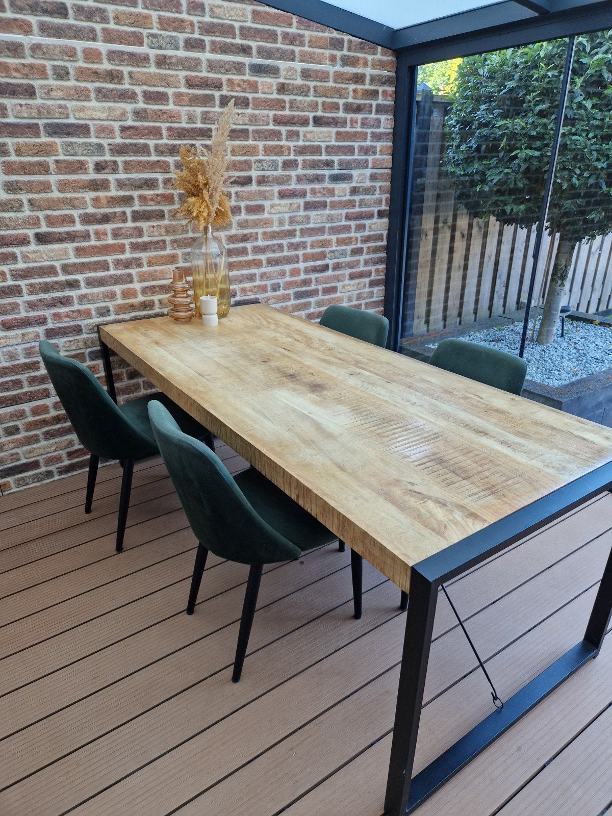 4 Velvet eetkamerstoelen, Ophalen, Gebruikt