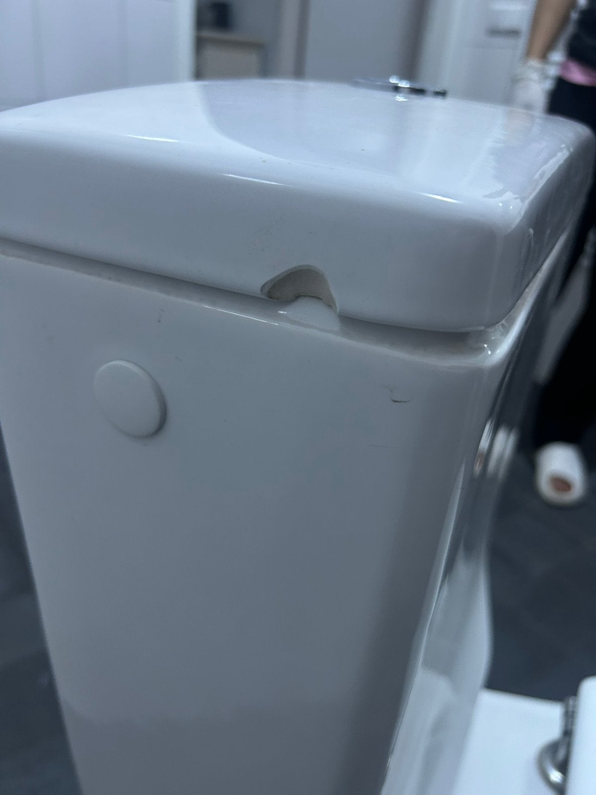 Gebruikt toilet met stortbak, Doe-het-zelf en Verbouw, Sanitair, Ophalen of Verzenden, Gebruikt, Toilet