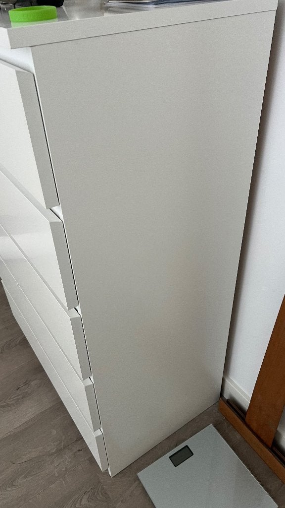 Witte Ikea ladekast - 122x80x48 cm - Onbeschadigd, Ophalen, Gebruikt, Modern, Scandinavisch, 100 tot 150 cm